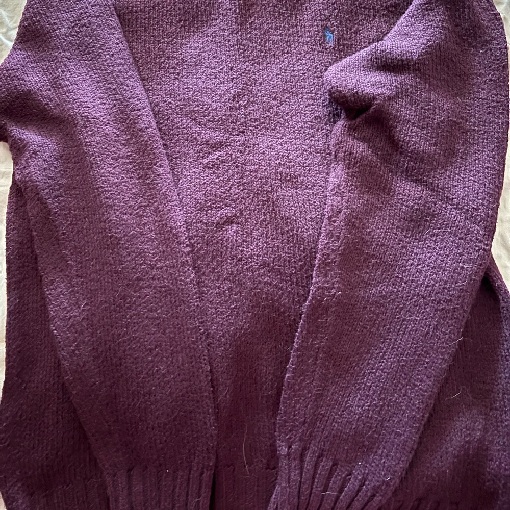 Maroon Polo Sweater